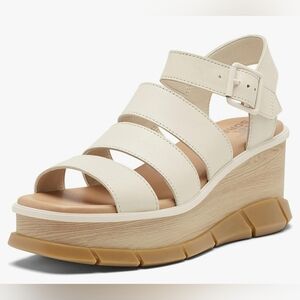 Sorel Women's Joanie Ankle Strap Wedge Sandals - US 8
